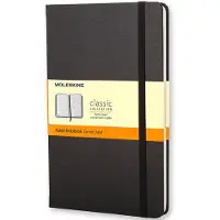 Moleskine Large Plain Notebook Black