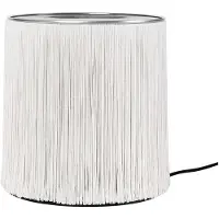 Gubi bordlampe modell 597, aluminium, kremfarget, høyde 29 cm