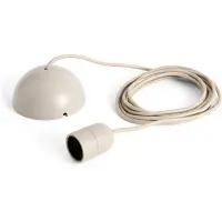 HAY E27 pendellampeholder COMMON, betongrå, Ø 4,5 cm