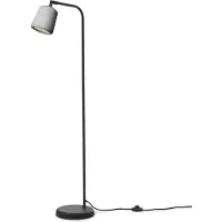 New Works gulvlampe Materiale, lys grå, betong, høyde 125 cm