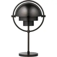 Gubi Multi-Lite batteridrevet bordlampe, svart/svart, 30 cm