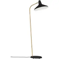 Gubi G-10 gulvlampe svart/messing