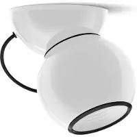 Stilnovo Gravitino LED-taklampe, dreielig hvit
