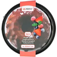 Alpina Springform 26 cm - 3-delt bakeformsett