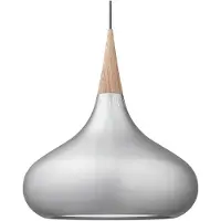 Fritz Hansen Orient P3 pendel aluminium/ eik Ø 50 cm
