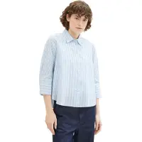 Tom Tailor 1040316 Striped 3/4 Erme Bluse