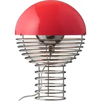 Verpan bordlampe Wire Small, rød