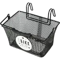 Basil Tivoli, Foran/bak, Sykkelkurv, Plastikk, Stål, Svart, 5 kg, 260 mm
