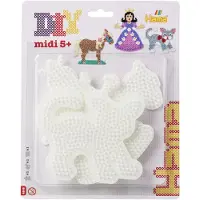 Hama Midi Perleplate - 3 stk. - Katt/Hest/Prinsesse - - OneSize - Perleplate