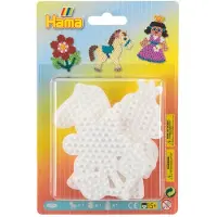 Hama Midi Perleplate - 3-pack - Blomst, Pony og prinsesse - - OneSize - Perleplate