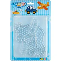 Hama Maxi Perleplate - 2 stk. - Bil/Fly - - OneSize - Perleplate