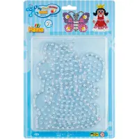Hama Maxi Perleplate - 2 stk. - Sommerfugl/prinsesse - - OneSize - Perleplate