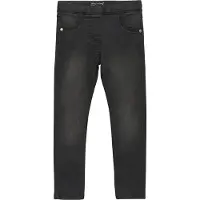 Minymo Jeggings - Slim Fit - Grey Black - - 5 år (110) - Leggings
