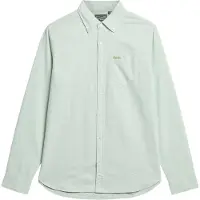 Superdry for man. M4010653A Green Oxford shirt (XXL), Casual, Party, Cotton, Classic, Long sleeve