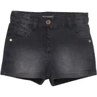 Minymo Shorts - Strekk - Grey Black - - 10 år (140) - Shorts