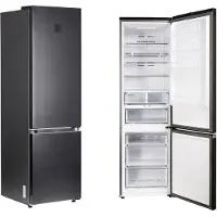 Samsung RB38C675EB1 - Kjøleskap/fryser - bunnfryser - Wi-Fi - bredde: 59.5 cm - dybde: 65.8 cm - høyde: 203 cm - 390 liter - Klasse E - Svart DOI