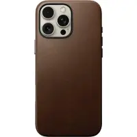 Nomad -deksel til iPhone 16 Pro Max, Traditional Leather NM01389385, brun