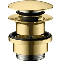 Hansgrohe HG Push-open bundventil 5/4'' - poleret guld-optik