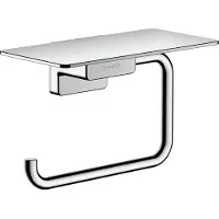 Hansgrohe AddStoris papirholder med hylde krom