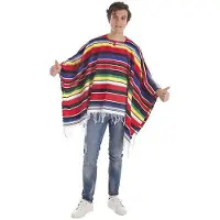 Creaciones Llopis Meksikansk Poncho Monterrey-kostyme