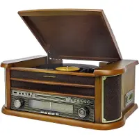 Soundmaster NR560, Tre, 33,45,78 RPM, FM, MW, CD, CD-R, CD-RW, 3,5 mm, 10 W