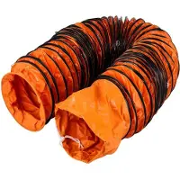 Vevor 25FT Kanalslange Avtrekk Fleksibel Kanal PVC Fleksibel 12 Tommer Bærbar For Avtrekksvifte PVC Kanal