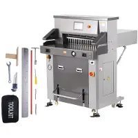 Vevor elektrisk hydraulisk papirkutter 26" skjærebredde 3,14" tykkelse 7" skjerm