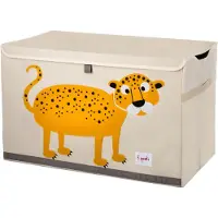 3 Sprouts Oppbevaringsboks - 38x61x37 - Leopard - - OneSize - Kasse