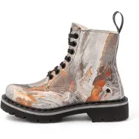 Art for woman. 11166P11WZ03_ESP Ankle boots 1166P grey (37), Fabric, Flat, Laces, Casual