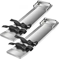 Vevor Knebrett i betong 30'' x 8'' glidende knebrett, knebrett i rustfritt stål, betongglidere par bevegelige glidere, med betongbrettstropper for sement- og betongoverflater