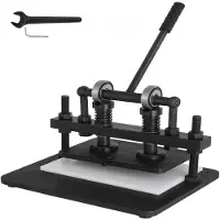 Vevor Lærskjæremaskin 260x150mm Manuell Die Cutter Kraftig Lærpregemaskin Håndpresse Støpeform Lær Die Cut Lærhåndverksskjæremaskin for Ulike Materialer
