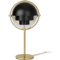 Gubi Multi-Lite bordlampe, høyde 50 cm, messing/sort