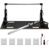 Vevor stasjonær isoporkuttemaskin 42 cm maks. kuttetykkelse skumkutter 152 cm maks. kuttelengde varmtrådsskumkutter 0-90° isoporkuttemaskin med seks varmetråder for kutting av skum perlebomull
