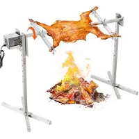 Vevor 46" elektrisk BBQ Rotisserie Grill Kit Rustfritt stål Grill 132lb gris