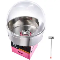 Vevor Kommersiell sukkerspinnsmaskin med lokk, sukkerspinnmaskin, 1000 W, fest