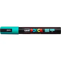 Uni-Ball 182562 Posca Medium Round Tip Emerald Green Tusjpenn 6 Enheter