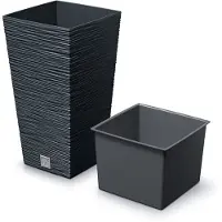 Prosperplast 11l Furu Collection 26.5x26.5x50 Cm Blomsterpotte