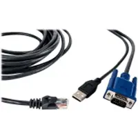 Emerson Avocent - Video- / USB-kabel - USB, HD-15 (VGA) (hann) til RJ-45 (hann) - 4.5 m - for AutoView 1400, 1500, 2000, 2020, 2030, AV3108, AV3216