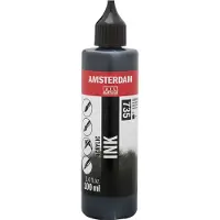 Amsterdam akryl blekkflaske Oxide Black 735