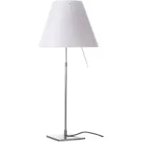 Luce Plan Costanza bordlampe alu hvit med spreder