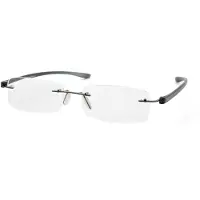 Eschenbach 2913-240, Plast, Unisex, Rektangel, Rammeløs, Plast, Antrasitt