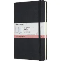 Moleskine 603357, Monokromatisk, Sort, 150 ark, 120 g/m², Prikket rutenettpapir, Innbundet (hardcover)