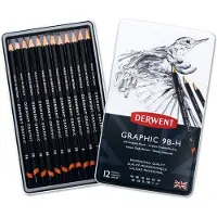 Derwent Graphic blyanter 12 stk sæt soft