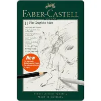 Faber-Castell Pitt Graphite Matt Set - Tin 11 pcs