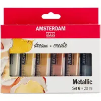 Amsterdam Standard Series akrylmaling metall (6 x )