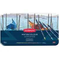 Derwent Watercolour 72 stk tin æske, akvarelblyant