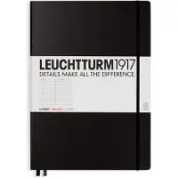 Leuchtturm Notatbok A4+ Classic Ulinjet Svart Leuchtturm1917