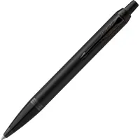 Parker IM Achromatic, Klips, Clip-on retractable ballpoint pen, Gjenfyllbar, Blå, 1 stykker