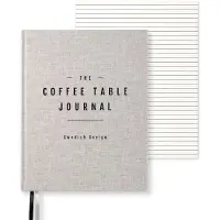 Adlibris Coffe Table Journal Clean 25,5 x 20 cm Nature 256 sider Paperstyle