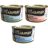 Miamor paté 12 x 85 g - Multipakke Fisk (3 sorter)